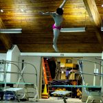 PHOTO BY DENNIS NELSON
Aberdeen's Zeke Olson totaled 243.45 points to win the district title at the 2A District 4 Championships boys diving meet on Saturday in Auburn.