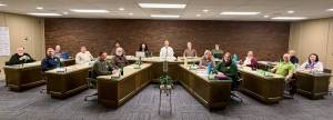 City of Aberdeen
The Aberdeen City Council poses for a photo in chambers at city hall.