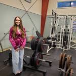 Andrea Watts photos / The Daily World
Jacelyn Ralkey, a freshman at Elma High School and former student at McCleary School, led a fundraising effort to purchase new equipment for McCleary Schools weight room.