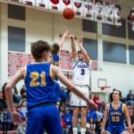 PHOTO BY MATT RUMBLES Willapa Valley senior Blane King (3), seen here in a file photo from Feb. 19, was named the 1B Coastal Leagues Most Valuable Player for the 2025-26