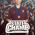 SUBMITTED PHOTO Montesanos Finley Ekerson became the first wrestler in four generations of his family to win a state title after winning the 1A 120-pound state championship at the Mat Classic XXXVII on Saturday at the Tacoma Dome.