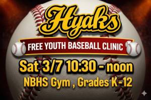 Hyaks Free Youth Baseball Clinic