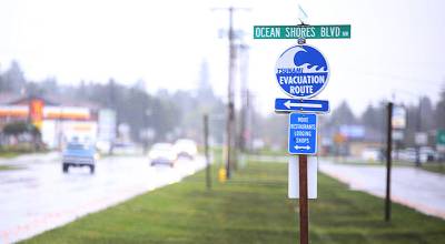 Washington Military Department
Many Ocean Shores residents and visitors are aware of their tsunami risks and understand that Ocean Shores lacks natural high ground in the event of a major Cascadia Subduction Zone earthquake generated tsunami.