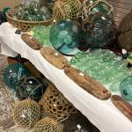 Jerry Knaak / The Daily World
Glass floats of all sizes and colors were on display and for sale at the Beachcombers and Glass Float Expo in Ocean Shores.