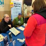 Jerry Knaak / The Daily World
Representatives from the Surfrider Foundation were on hand.