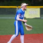 RYAN SPARKS | THE DAILY WORLD Elma pitcher/infielder Ashlynn Weld