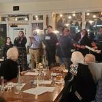 Andrea Watts / The Daily World
On March 4, Lemon Hill Café and Bookstore hosted the Grays Harbor Opera Workshop for their first Wednesday Arts Night. One of the selections was from Patience, which was performed by Mardi Emard-Colburn, Danille Tobin, Kyle Sholinder, Toby Patterson, Todd Stark, and Ian Dorsch, with Kira Miller on piano.