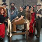 Stage West Community Theatre
On March 6-7, Stage West Community Theatre performed Shootout Saloon at Oyhut Bay. Cast members were Tara Castle, Pamela Nygaard, Skyler Payne, Ron Delagne, Camille Weatherley, Elisa Jungbauer, Carolyn Kelly, Tom Young and Eric Bjella.