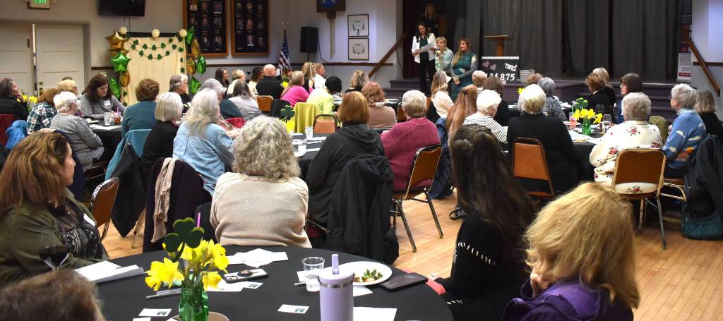There was a packed house at the Hoquiam Elks Lodge for the 100+ Harbor Women Who Care March 2026 giving event.