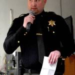 Deputy Sheriffs Association of Grays Harbor president Jeremy Holmes presented on behalf of his organization.