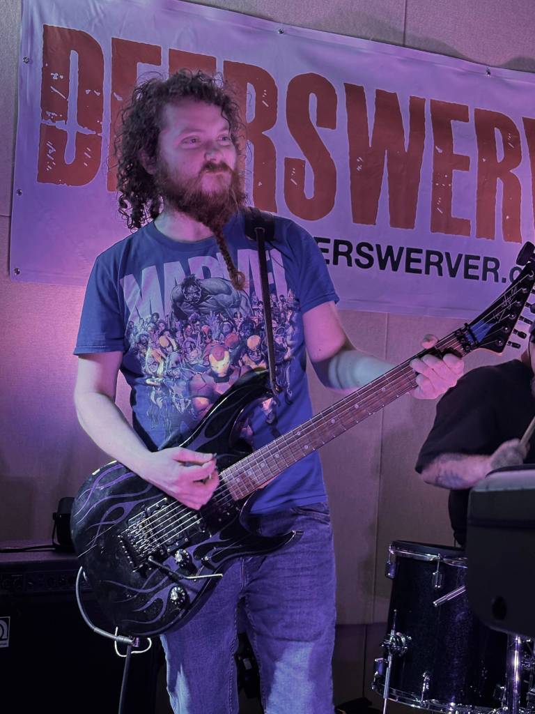 Jerry Knaak / The Daily World
Jacob Wikan performs with Deerswerver at the 2026 Razor Clam and Seafood Festival.