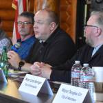 Jerry Knaak photos / The Daily World
Mayor Ben Winkelman of Hoquiam addresses the audience at the Greater Grays Harbor, Inc. Lunch with the Mayors event.
