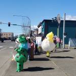 Andrea Watts / The Daily World
On March 28, Grays Harbor County residents came out to participate in No Kings rallies held in Aberdeen, Elma, Ocean Shores and Westport.