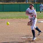 RYAN SPARKS / THE DAILY WORLD Aberdeen pitcher Maysinn Jones allowed four earned runs to earn the victory in an 8-5 win over W.F. West on Monday in Aberdeen.