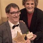 Jerry Knaak / The Daily World
Dee Dee Garman presents an award to Brett.