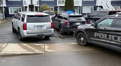 Grays Harbor County Sheriffs Office
The Grays Harbor Drug Task Force, with the assistance from officers of the Aberdeen Police Department, executed search and arrest warrants in the 1000 block of Arthur Street in Aberdeen and made two arrests.