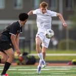 PHOTO BY FOREST WORGUM Aberdeens Tyson Dunlap makes a play on a ball in the air during a 4-3 overtime loss to Centralia on Friday in Centralia.