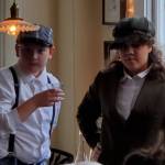 Montesano Drama Club members contemplate its murder mystery at Lemon Hill Café & Bookstore (Andrea Watts / The Daily World)