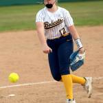 RYAN SPARKS | THE DAILY WORLD Aberdeen pitcher Emelia Kohn threw a five-inning no-hitter in a win over Black Hills on Monday in Aberdeen.