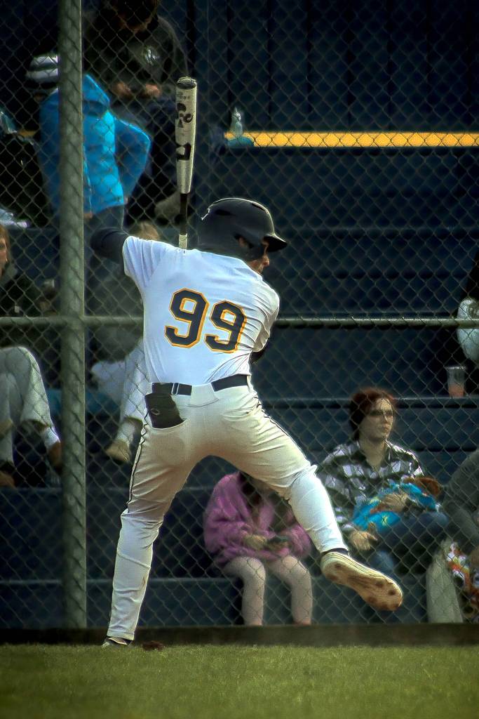 PHOTO BY AVERY BRODHEAD Aberdeens Aidan Baker had one of the Bobcats two hits in a 2-1 loss to W.F. West on Wednesday at Pioneer Park in Aberdeen.