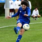 PHOTO BY CINDY MILES Elma midfielder Asher Spencer scored a goal in a 3-1 win over Montesano on Wednesday at Davis Field in Elma.