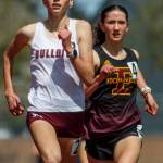 Bulldog distance ace, Haley Schweppe, running the 1600 meters at the Rainier Icebreaker Invitational earlier this season.