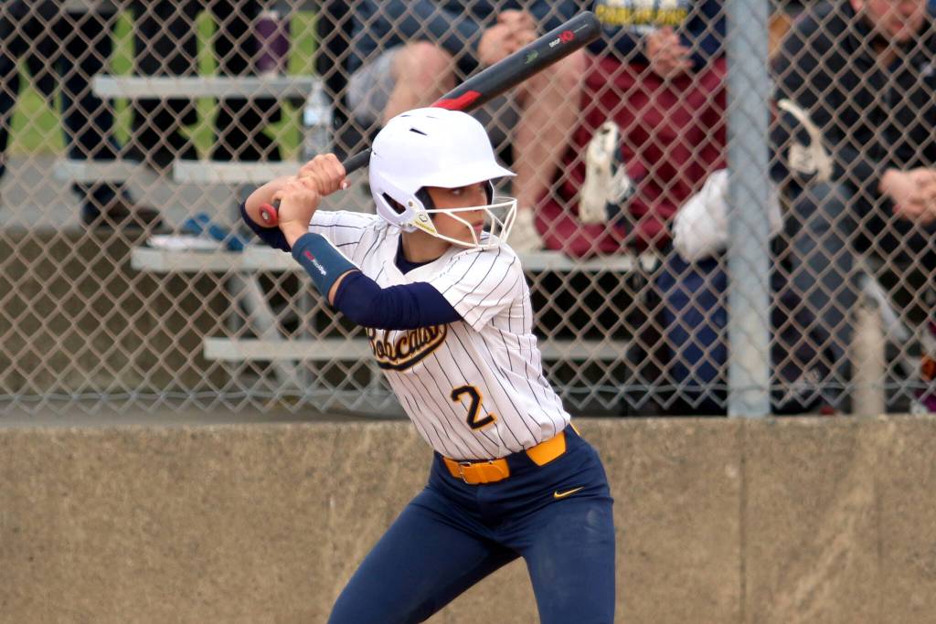 DAILY WORLD FILE PHOTO Aberdeens Alyssa Yakovich had three hits, including two doubles, to lead the Bobcats to a 5-2 win over Centralia on Monday in Centralia.
