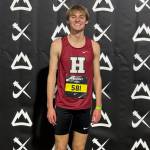 SUBMITTED PHOTO Hoquiams Ryker Maxfield dropped 12 seconds off his previous best time to place 22nd in the 3K race at the Nike Relays on Thursday in Portland, Oregon.