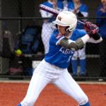DAILY WORLD FILE PHOTO Elmas Raelynn Weld was one of three Eagles with multi-hit games in a 7-1 win over Seattle Christian on Thursday in Montesano.