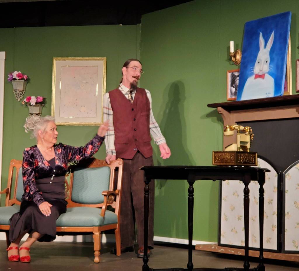 Arlene Nissen (Veta Louise Simmons), Ron Duke Delagne (William R. Chumley, MD) and Harvey