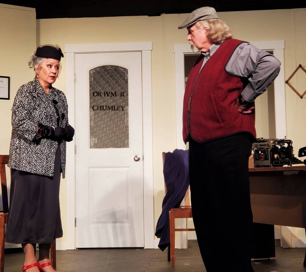 Arlene Nissen (Veta Louise Simmons) and Ken Goyen (E.J. Lofgren)