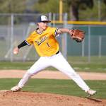 RYAN SPARKS | THE DAILY WORLD Aberdeens Bubba Jones throws a pitch during an 8-1 loss to Tumwater on Friday at Pioneer Park.