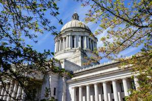 Jacquelyn Jimenez Romero / Washington State Standard
The Washington State Capitol