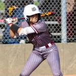 DAILY WORLD FILE PHOTO Montesanos Jaelyn Butterfield had four hits and four RBI in a 12-2 win over Adna in the regular-season finale on Saturday in Adna.