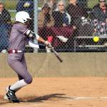 DAILY WORLD FILE PHOTO Montesanos Lainey Robinson had four hits and scored three runs in a 12-2 win over Adna on Saturday in Adna.