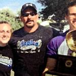 RYAN SPARKS | THE DAILY WORLD Mitchell Todd (middle) poses for a photo after helping Elma win the 1A State Softball Championship in 2014. Todd passed away in a vehicle accident on May 3.