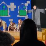 Andrea Watts / The Daily World
The role of Scarella was performed by senior Evalyn Waugh.