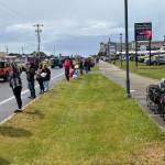 Jerry Knaak / The Daily World
Residents and tourists alike line the parade route for the Jeeps Go Topless parade in Ocean Shores this past weekend.