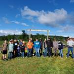 Andrea Watts / The Daily World
Among the volunteers who turned out for the Sharon Cemetery annual work party were members of the Critter Crew 4-H Club.