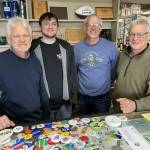 John Hughes photos / The Daily World
From left, Ron, Ryan, Ken and Dave Windell at Grays Harbor Stamp Works.