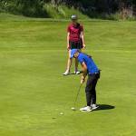 SUBMITTED PHOTO Elmas Olivia Moore putts during the 1A State Golf Championships on Wednesday at the MeadowWood Golf Course in Liberty Lake.