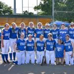 CHRYSTAL WELD PHOTOGRAPHY The Elma Eagles placed third in the state after beating College Place 12-4 in the 1A State third-place game on Saturday in Richland.