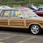 Not your grandmas station wagon: Montesanos Tim Kling shows off his 1987 Chrysler Town and Country Station Wagon at the Test of Time Car Show.