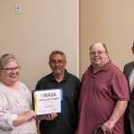 Pictured from left: Nikki Elledge, Cynthia McMillan, Tom Elledge, Paul McMillan and Dr. Mike A. Villarreal