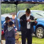Andrea Watts / The Daily World
Memorial Day service at Odd Fellows Cemetery in Elma.