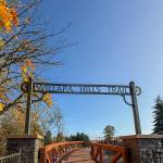 The western entrance to the Willapa Hills Trail.