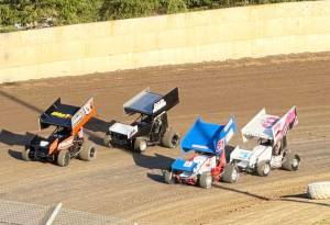 T. Michaels / The Daily World
Doug Davenport earlier this season in the Martin #51 Sprint Car is looking to make some noise this weekend.