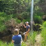 Andrea Watts / The Daily World
The third site on the Cloquallum Work Group field trip was beneath the Elma Hicklin Road that is acting as a fish barrier.