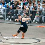 PHOTO BY DENNIS NELSON Aberdeens Landon Hamblin placed second in the boys shot put at the WIAA 2A State Track & Field Championships on Saturday at Mount Tahoma High School in Tacoma.