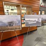 jerry Knaak / The Daily World
Renderings of the Westport tsunami tower were on display during a project open house at Ocosta Elementary School on Thursday, May 28.